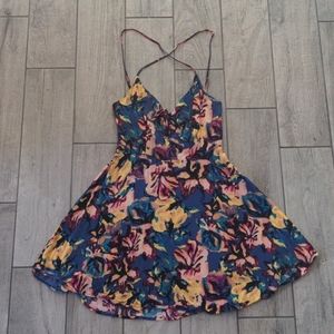 Floral print dress